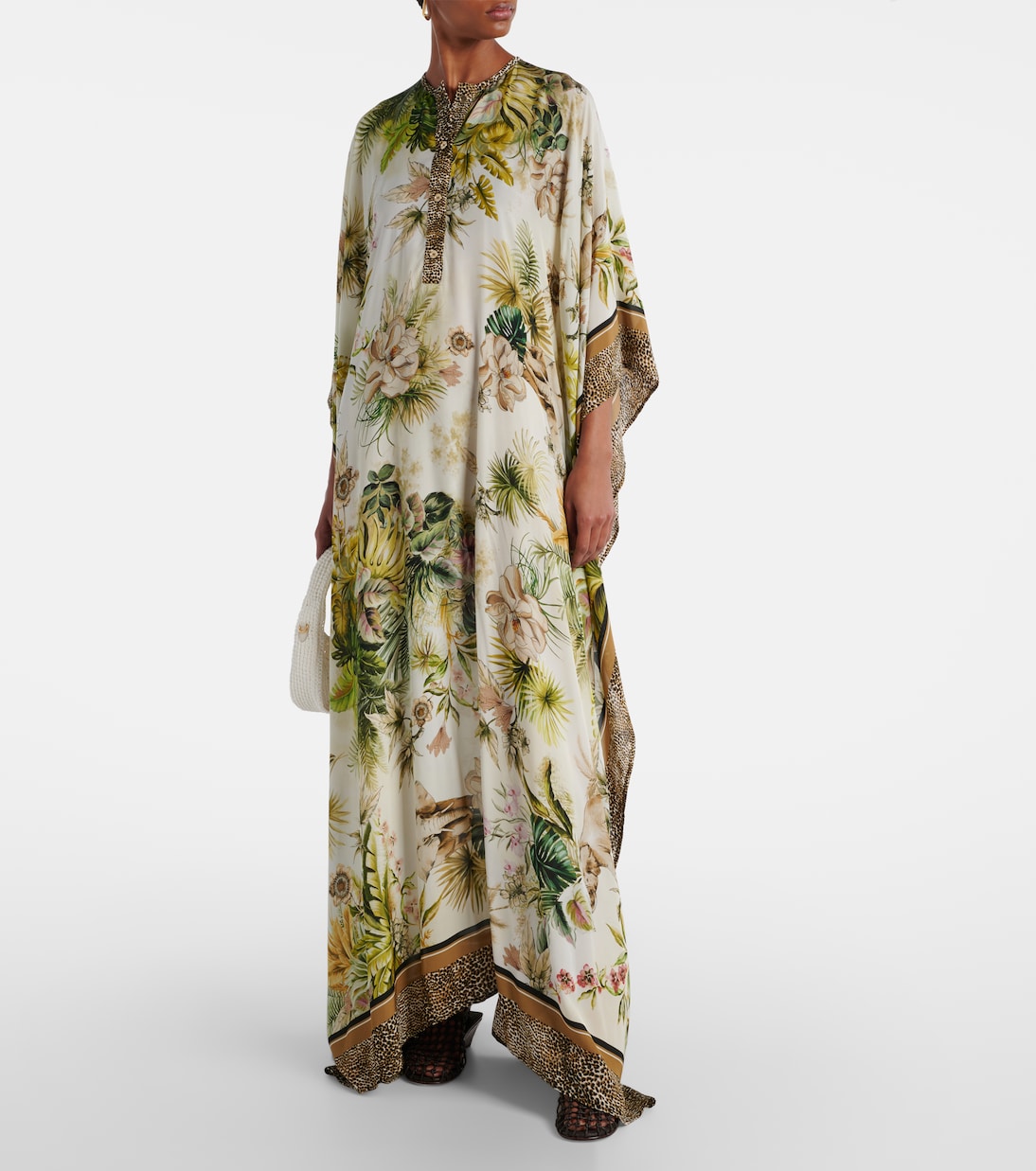 Savannah printed chiffon kaftan | Elie Saab