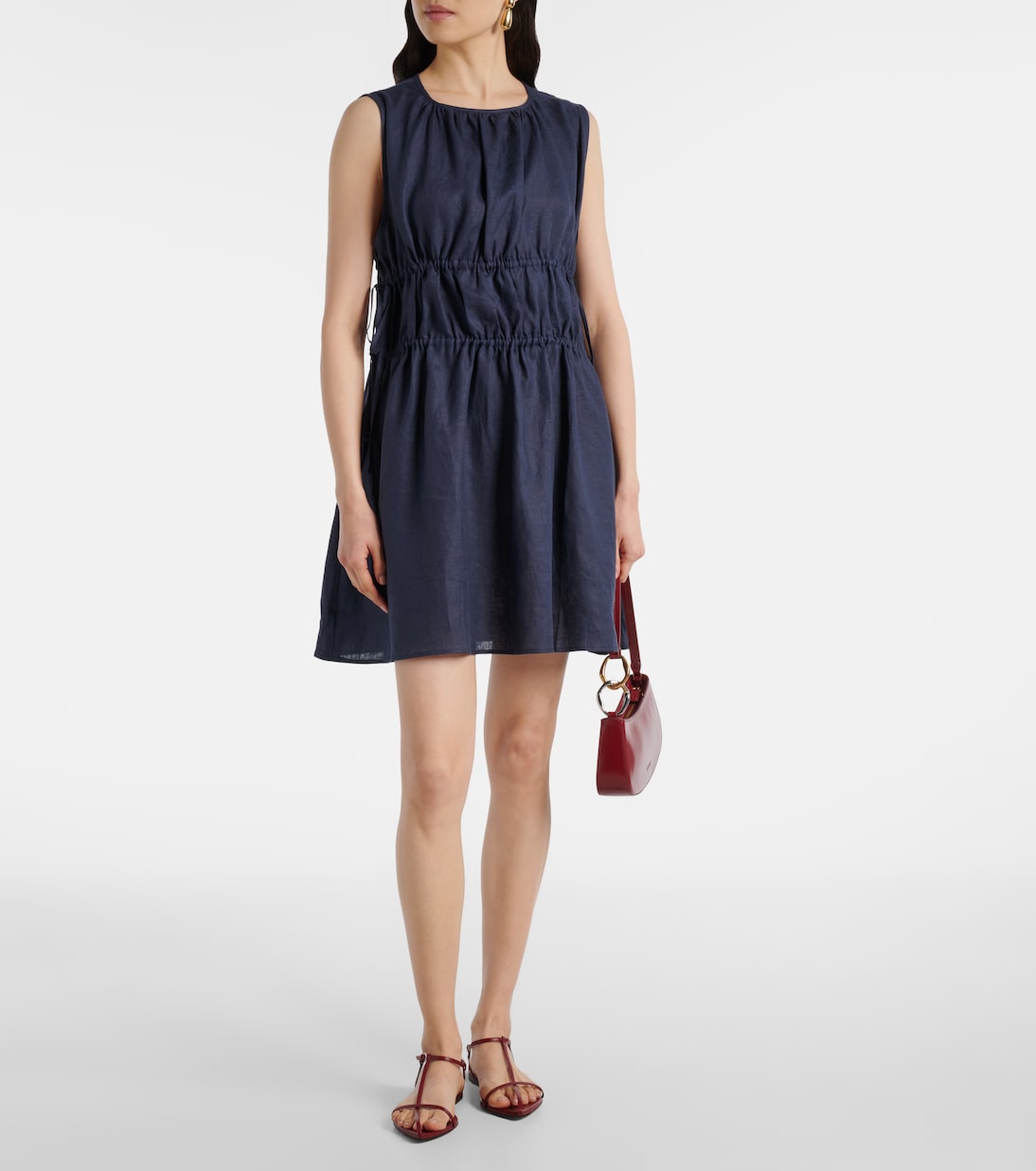 Minikleid Como aus Leinen | Asceno