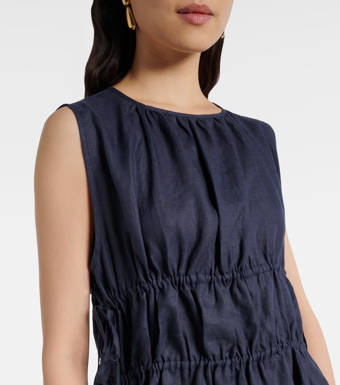 Minikleid Como aus Leinen | Asceno