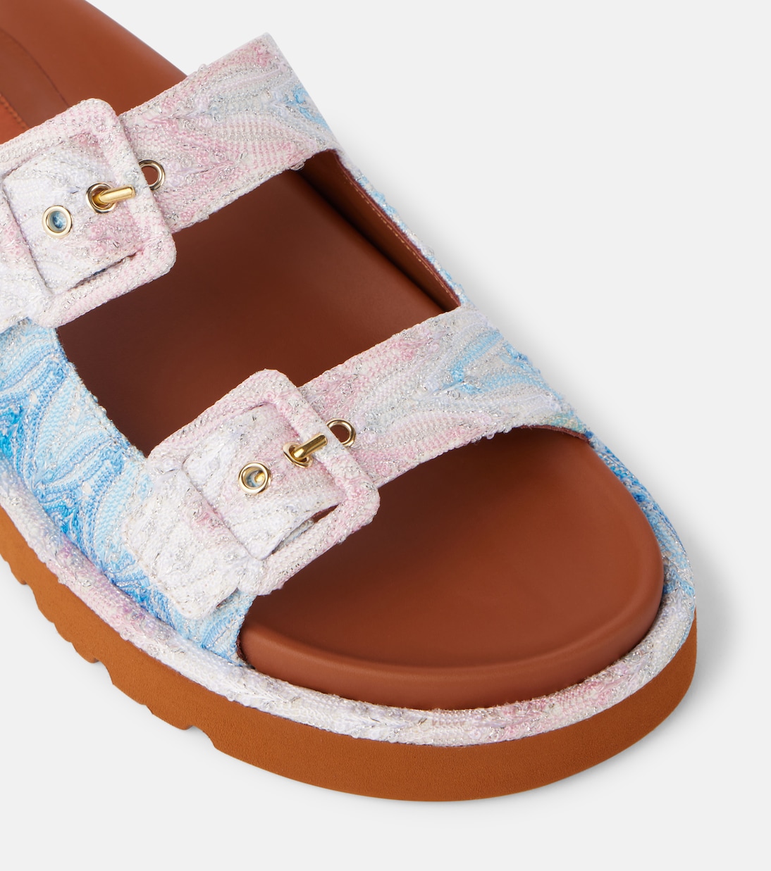 Mules Clea Wave en lamé | Missoni