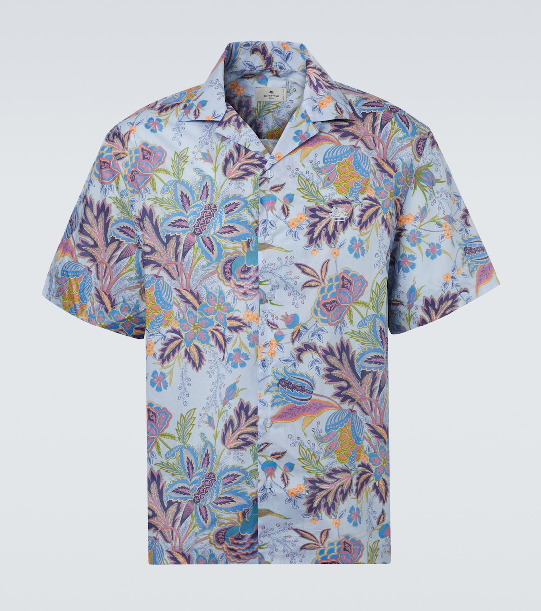Printed cotton poplin bowling shirt | Etro
