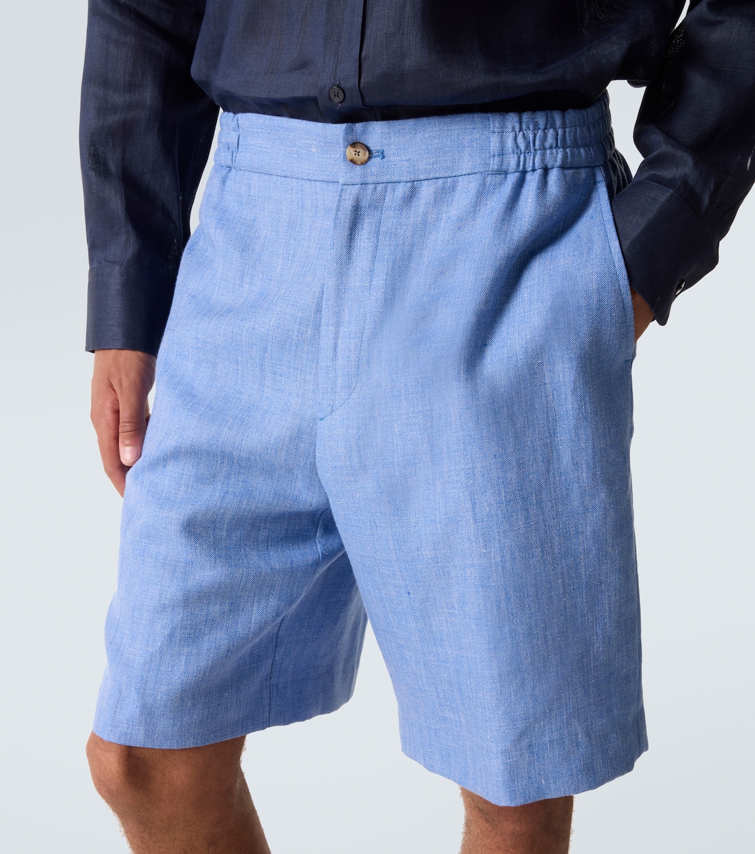 Shorts de lino y lana | Etro