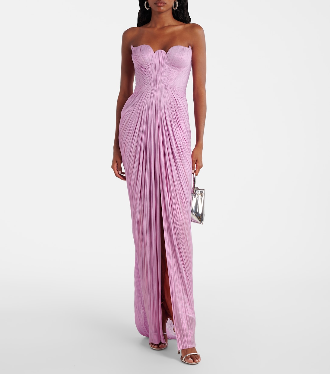 Jasleen silk tulle corset gown | Maria Lucia Hohan