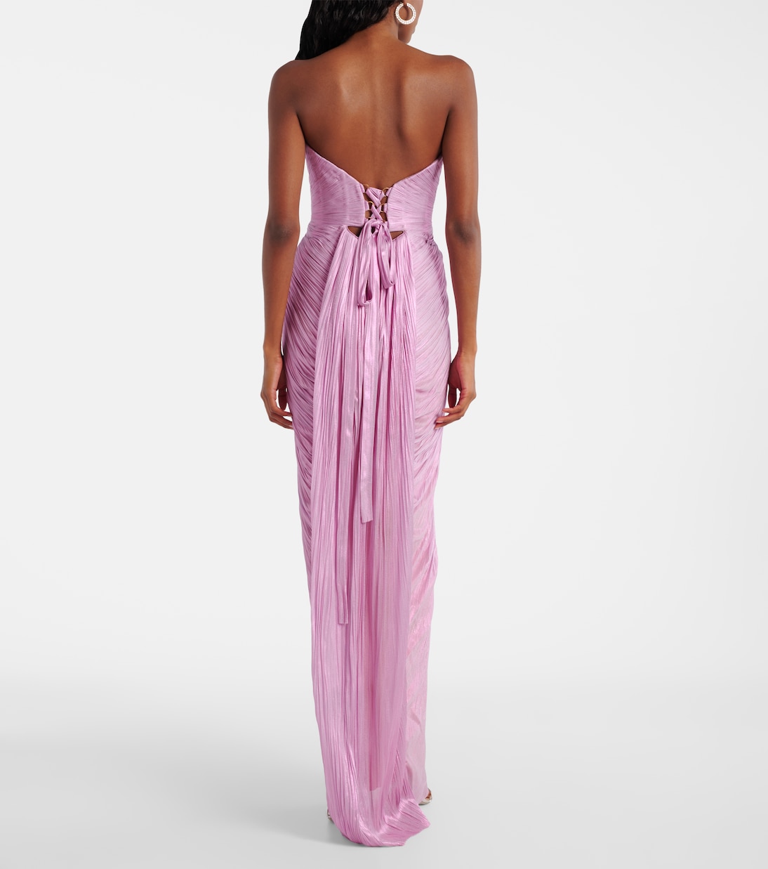 Jasleen silk tulle corset gown | Maria Lucia Hohan