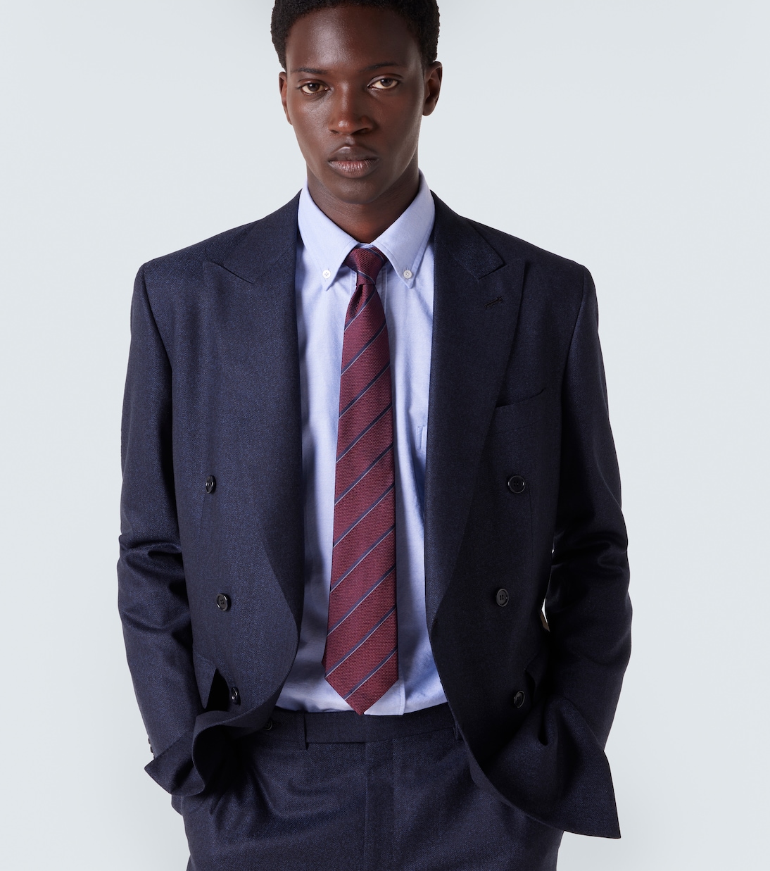 Cravatta in seta a righe | Canali