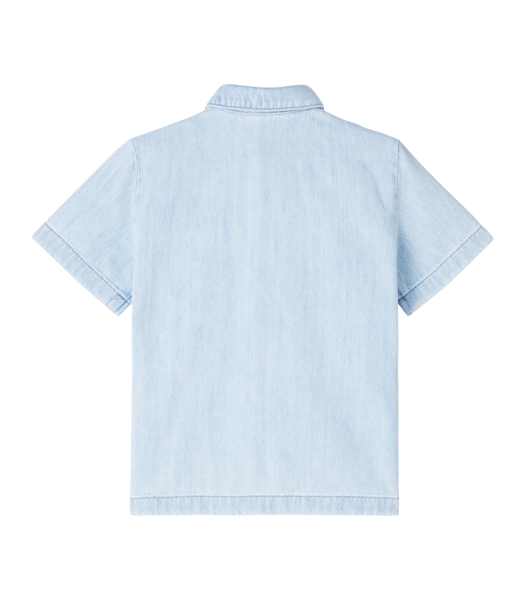 DG embroidered denim shirt | Dolce&Gabbana Kids