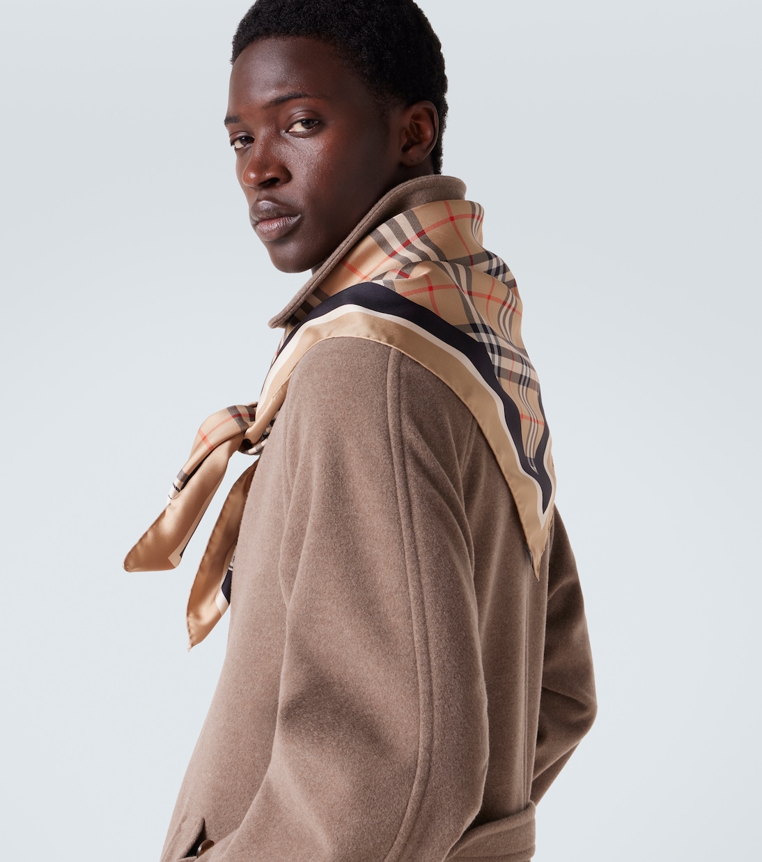 Sciarpa Burberry Check in twill di seta | Burberry