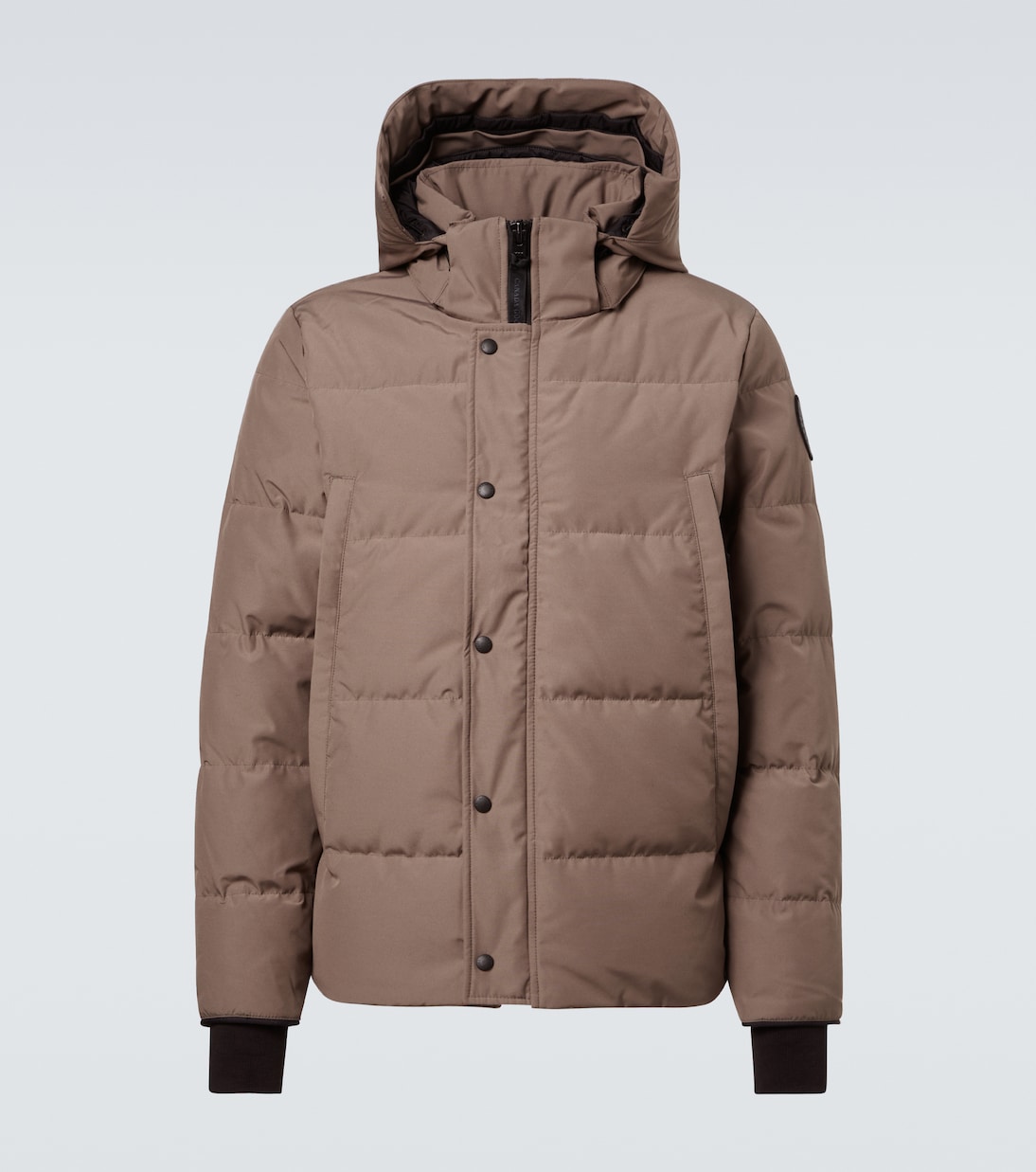 Black Label Wyndham hooded down jacket | Canada Goose