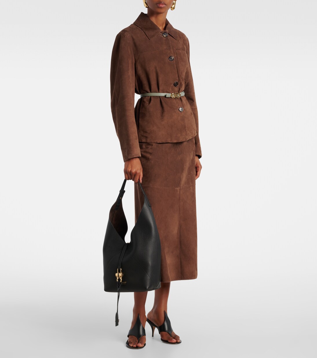 Origami Medium leather tote bag | Ferragamo