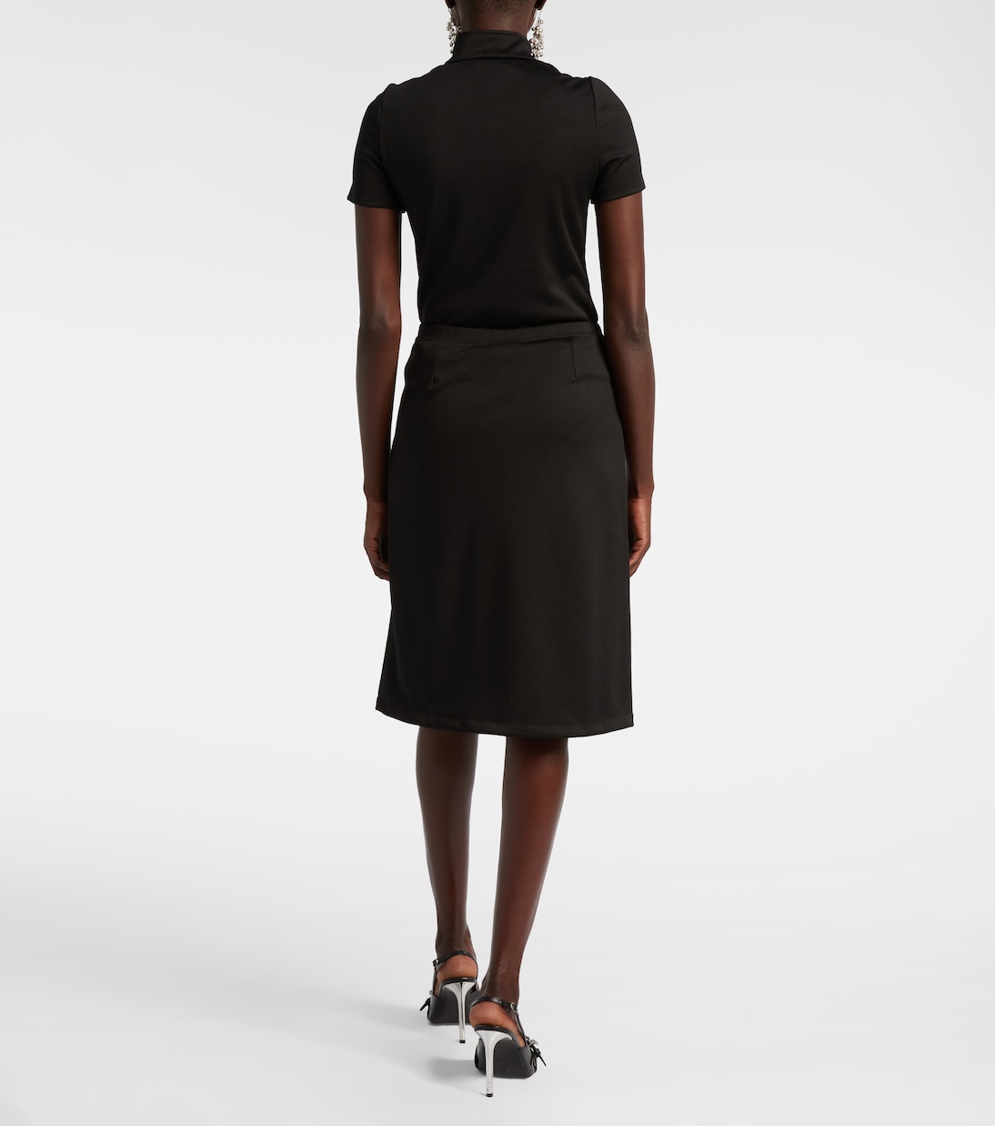 Falda midi Interlock Tracksuit | Courrèges