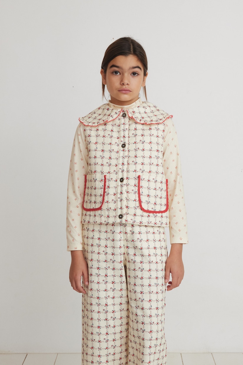 Bestickte Weste Lissy aus Baumwolle | Bebe Organic