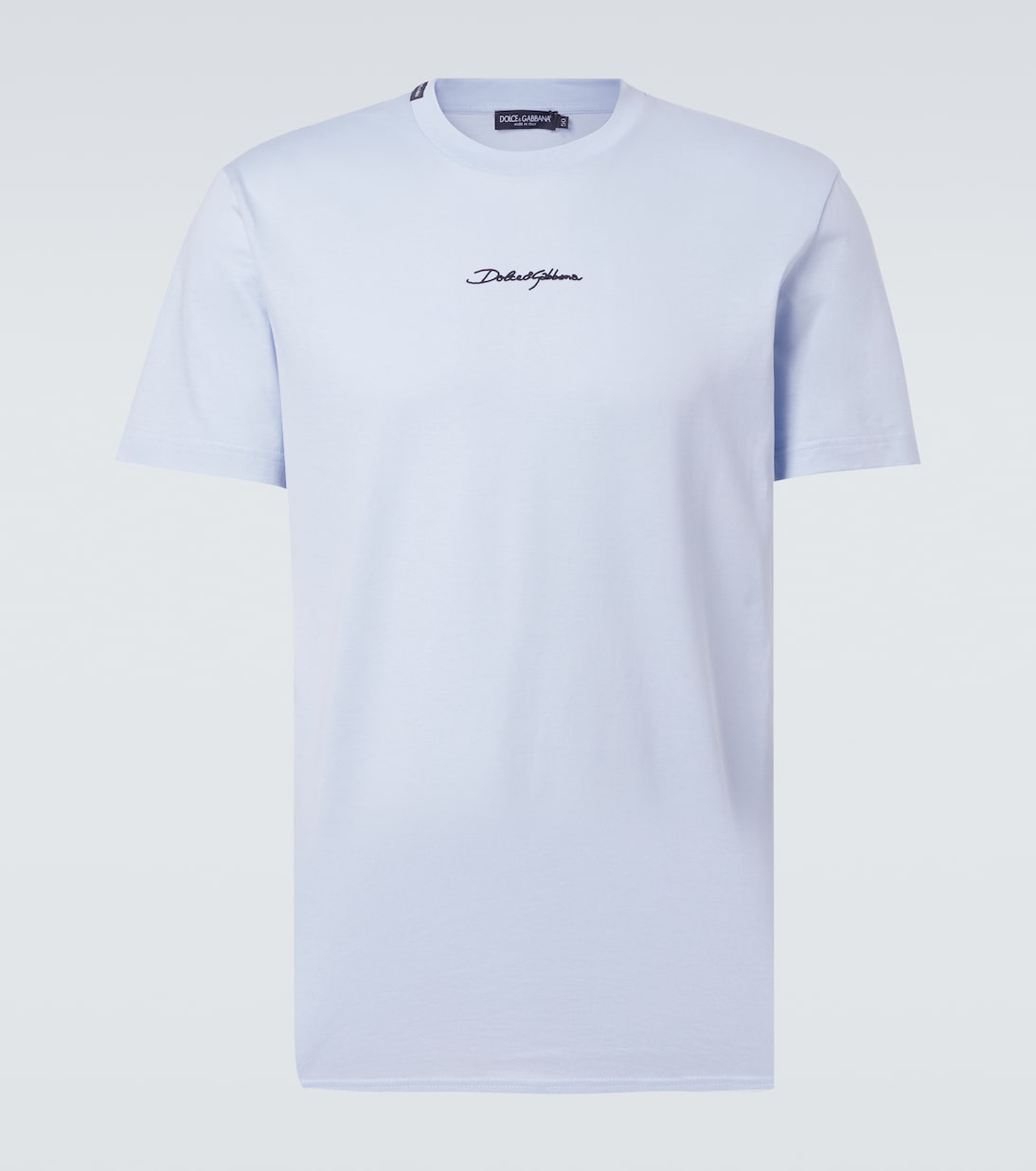 Camiseta de jersey de algodón con logo | Dolce&Gabbana
