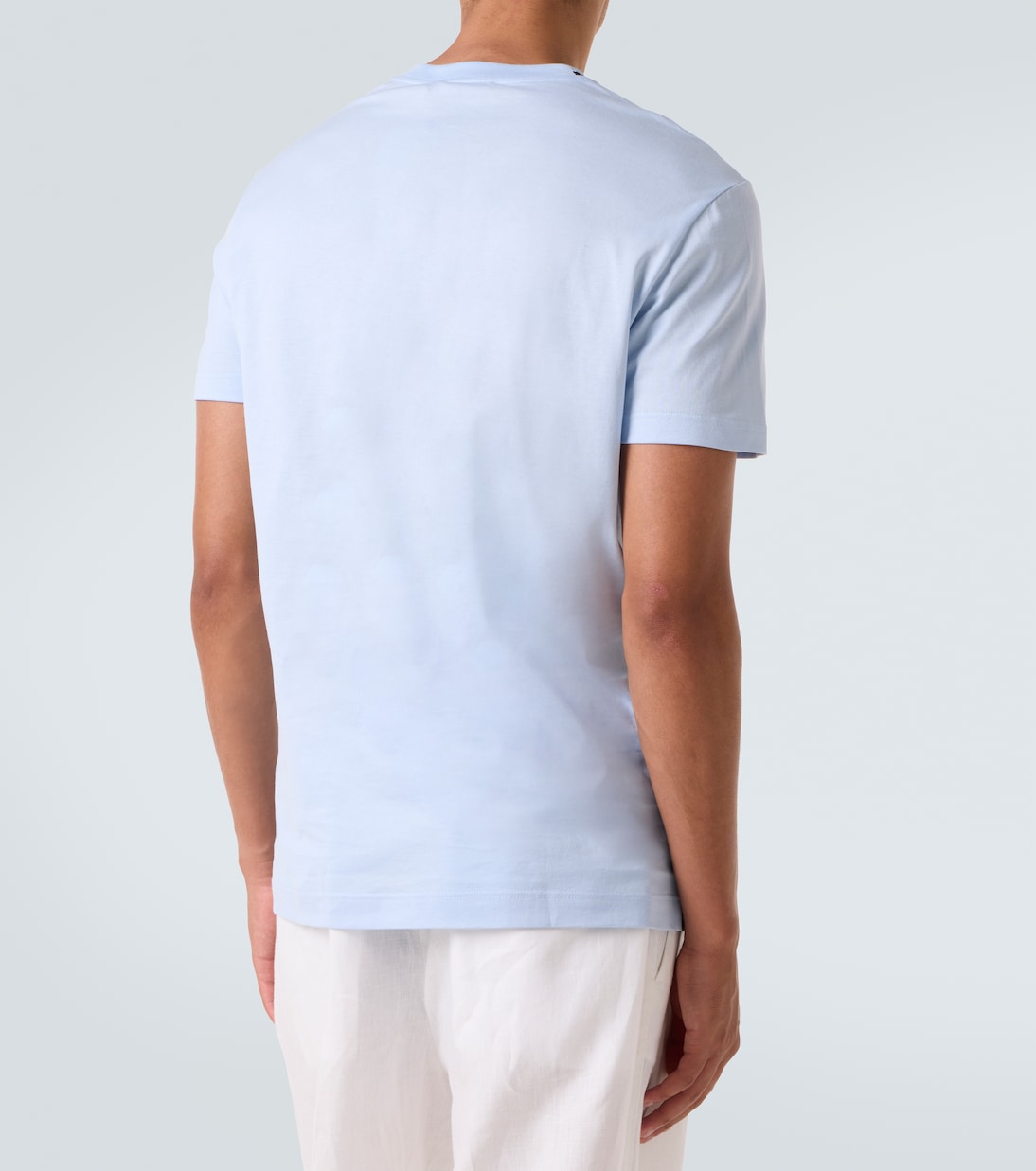 Camiseta de jersey de algodón con logo | Dolce&Gabbana