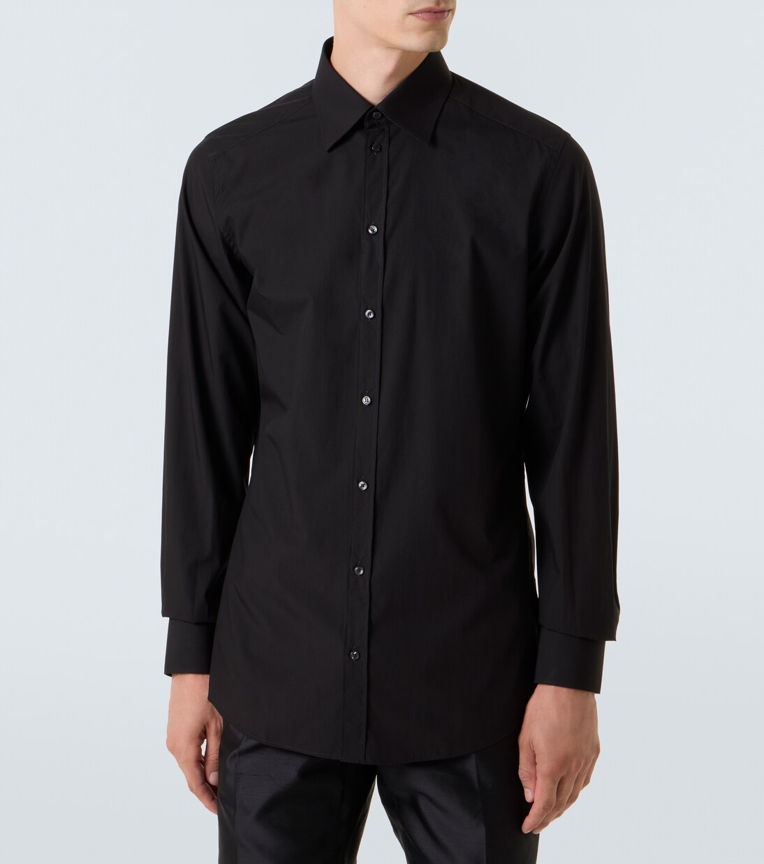Camisa de popelín de algodón | Dolce&Gabbana