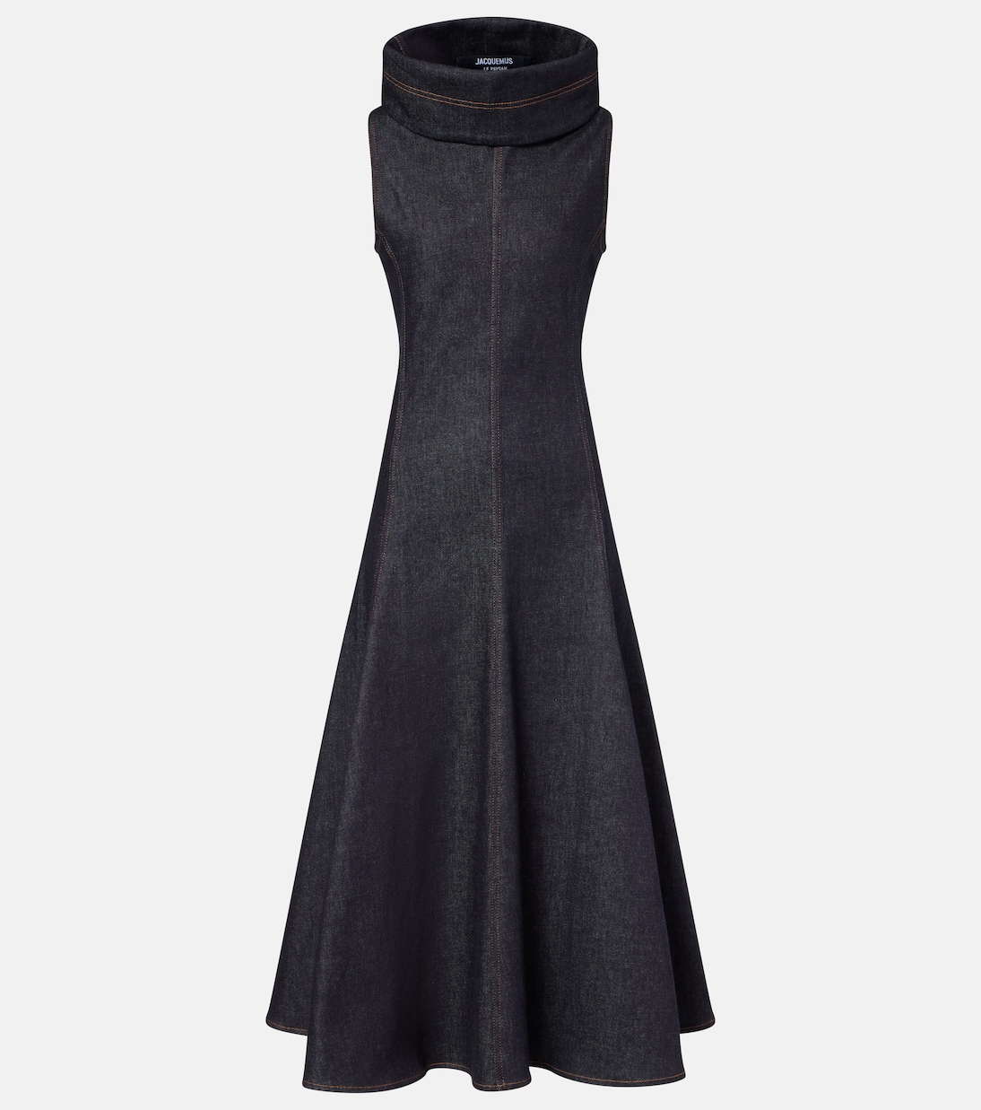 Denim midi dress | Jacquemus