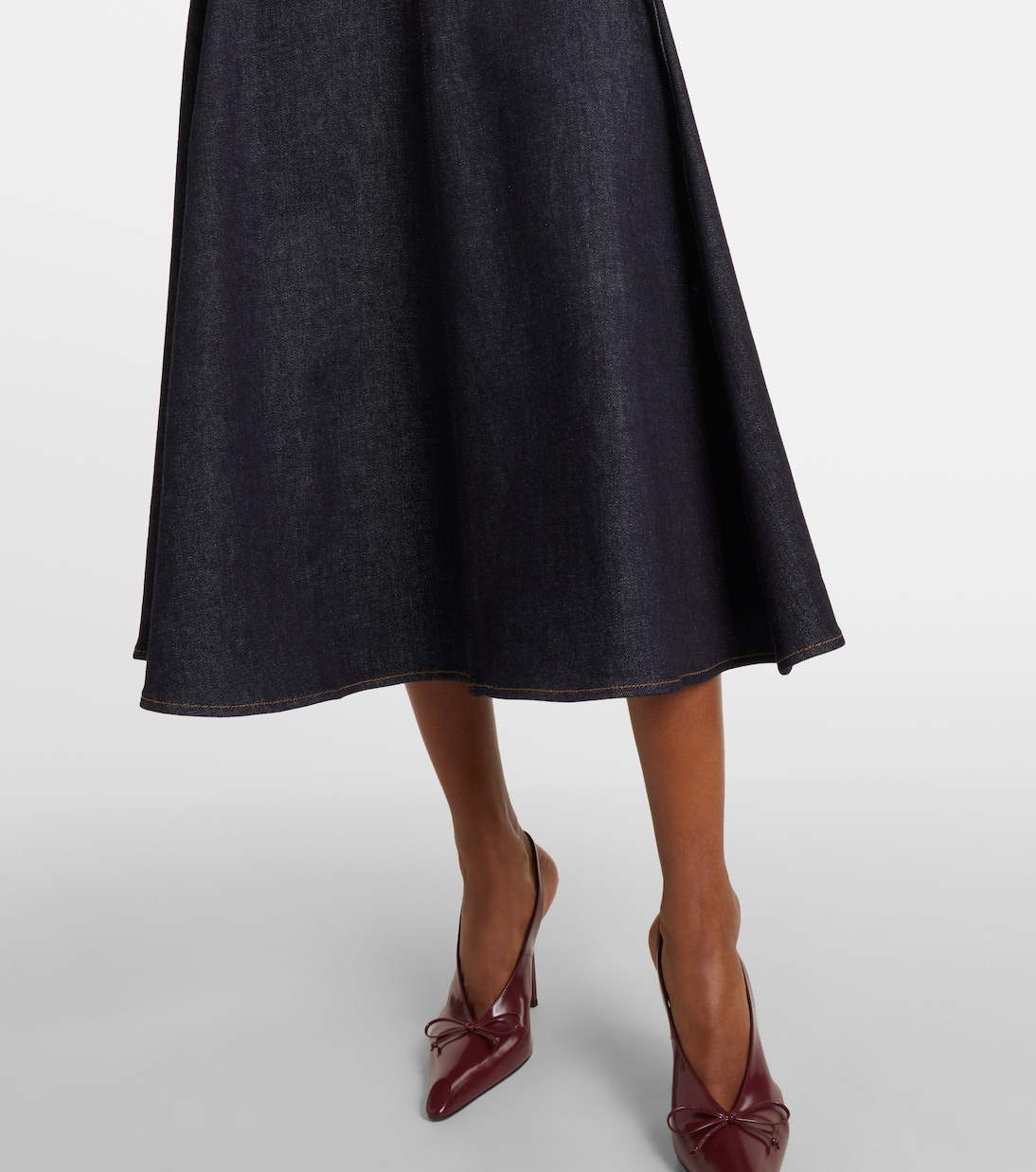 Denim midi dress | Jacquemus