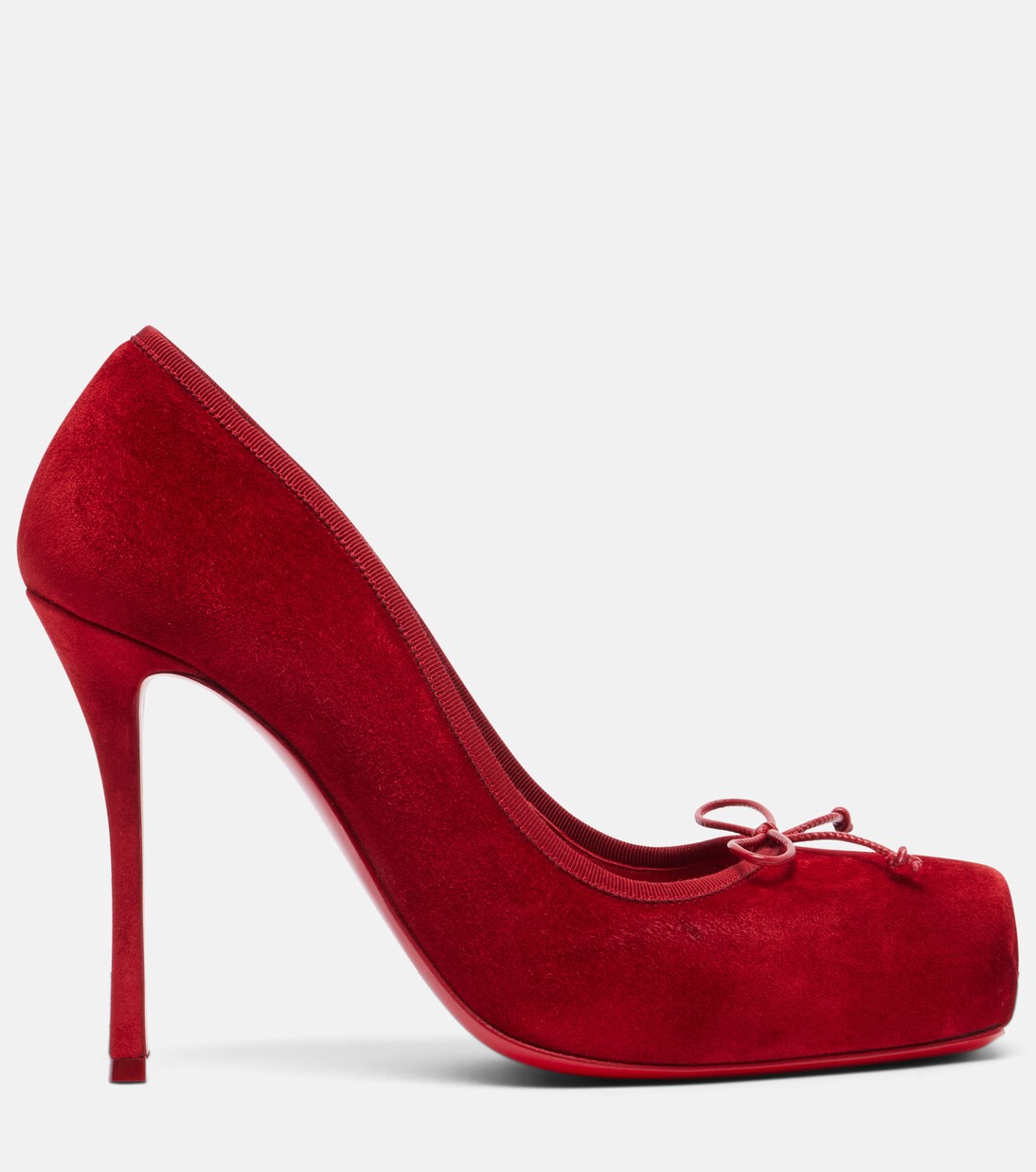 Pumps Cassia Nodo 100 in suede | Christian Louboutin