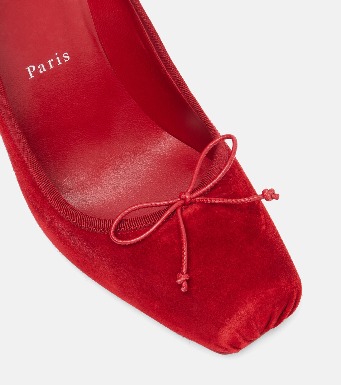 Pumps Cassia Nodo 100 in suede | Christian Louboutin