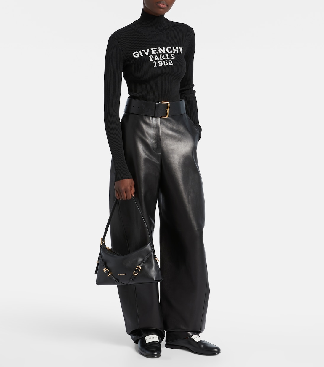 Voyou Mini leather shoulder bag | Givenchy