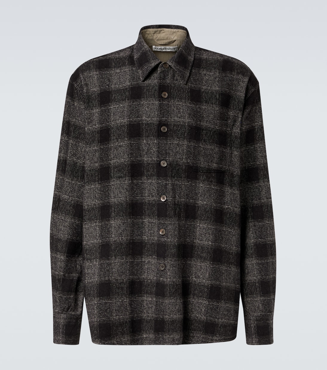 Above checked cotton shirt | Our Legacy