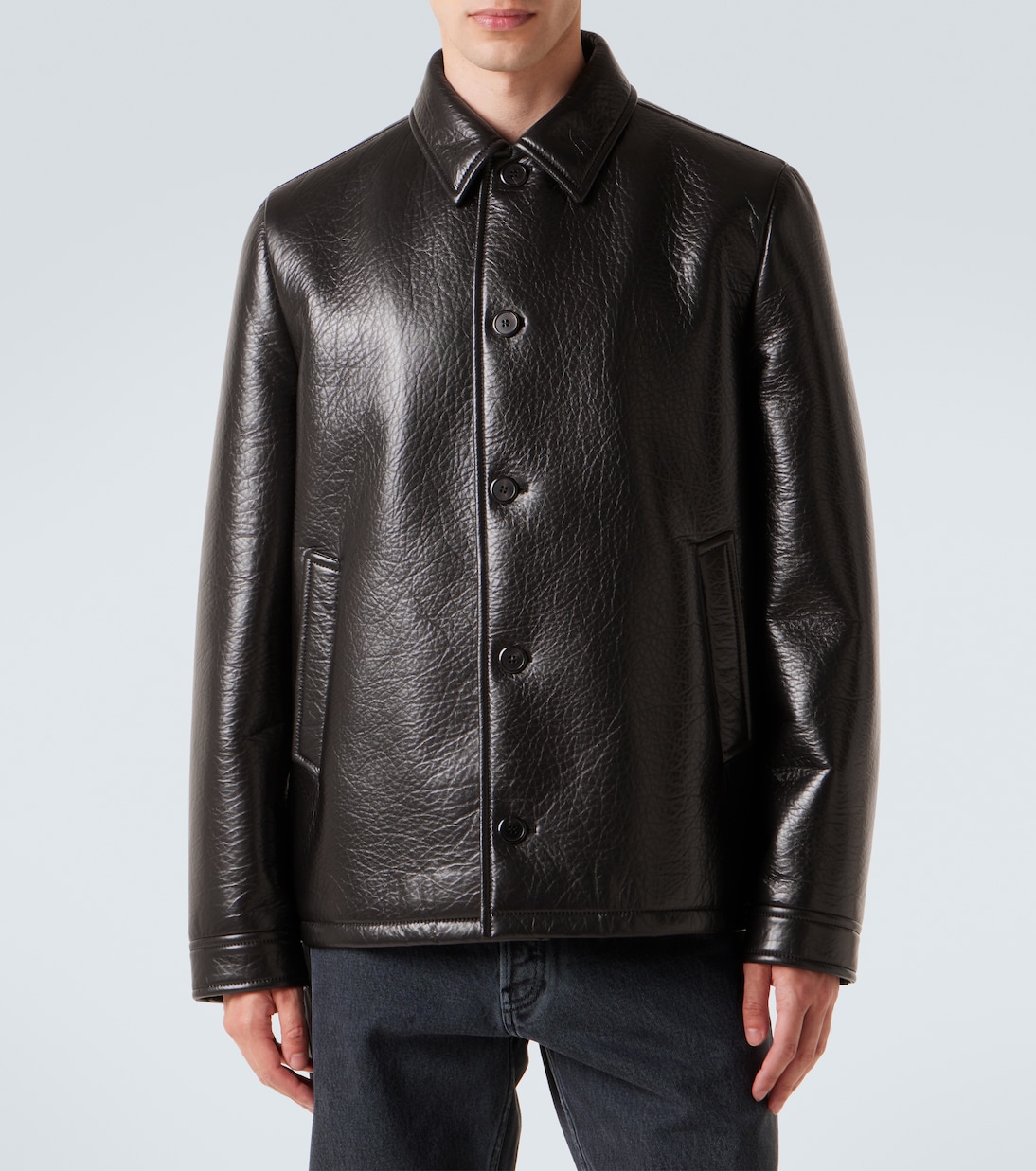 Leather jacket | Prada