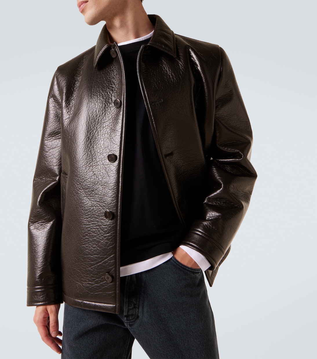Leather jacket | Prada