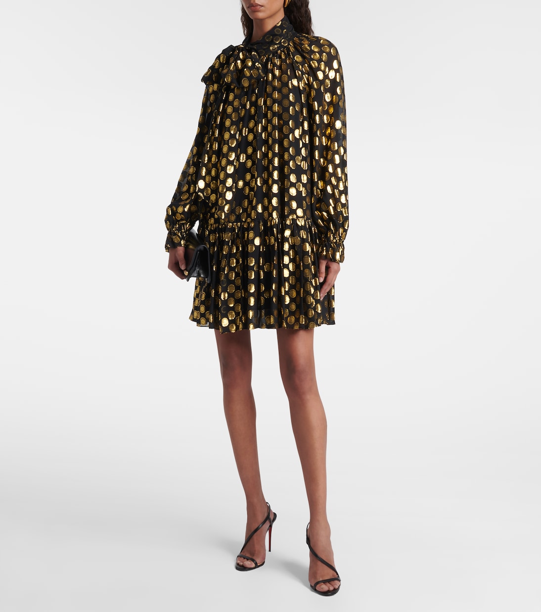 Loretta silk-blend fil coupé minidress | Ulla Johnson
