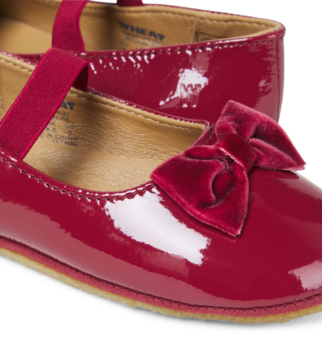 Rosen patent leather Mary Jane flats | Wheat