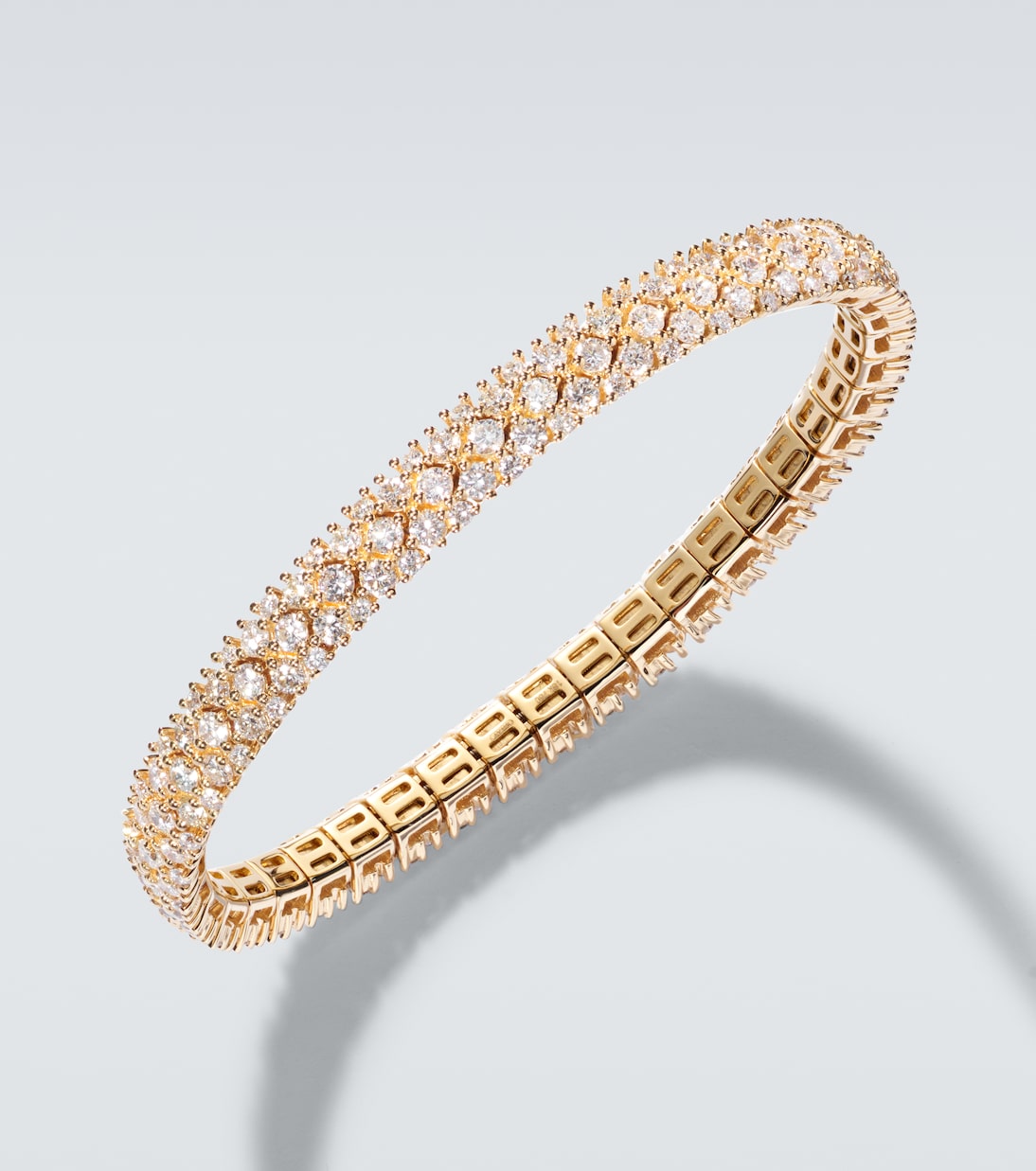 18kt gold bracelet with diamonds | Shay Jewelry
