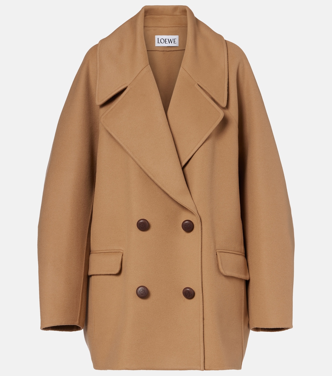Oversized wool peacoat | Loewe