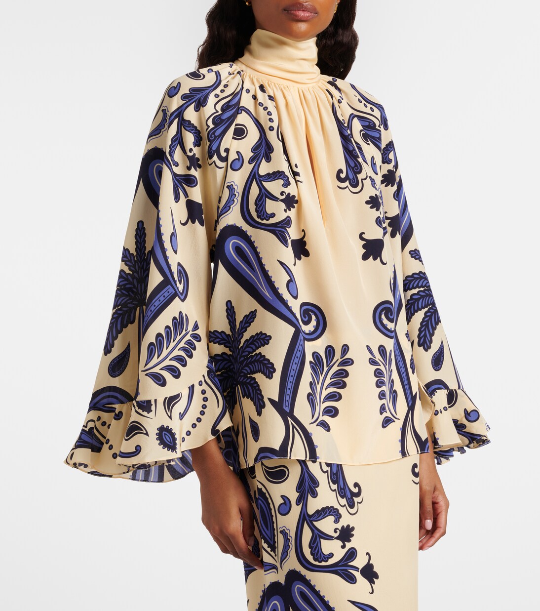 Paisley silk blouse | Johanna Ortiz