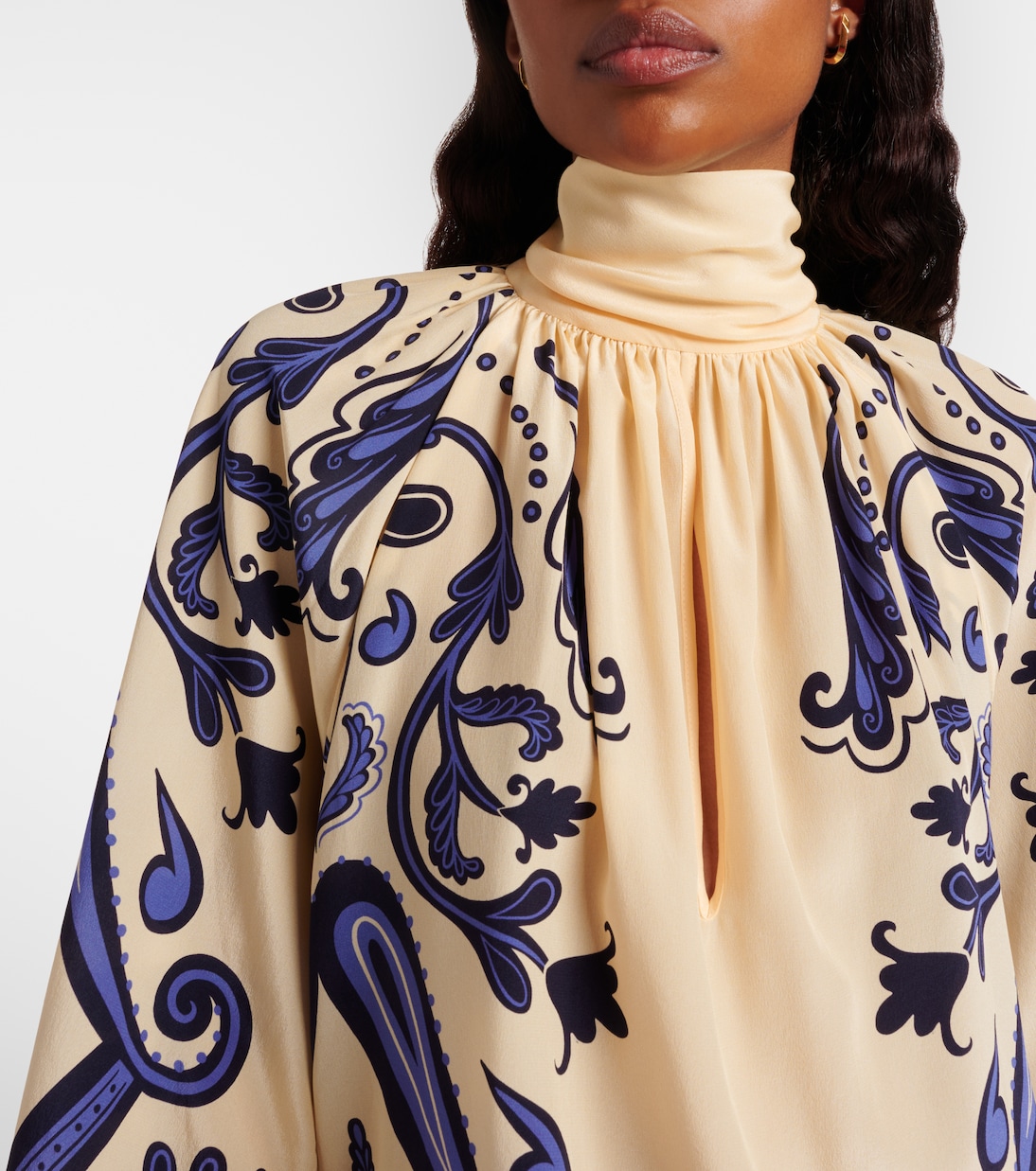 Paisley silk blouse | Johanna Ortiz