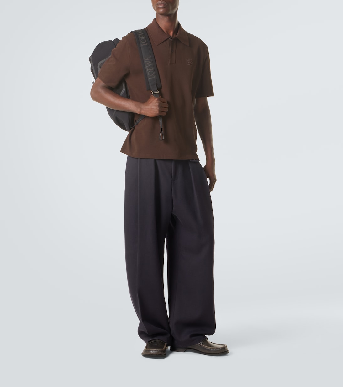 Anagram cotton piqué polo shirt | Loewe