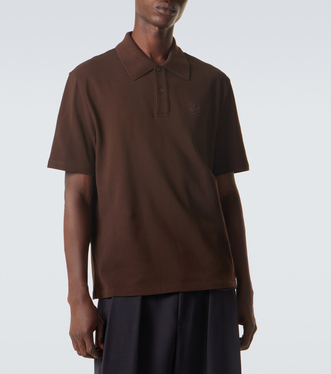 Anagram cotton piqué polo shirt | Loewe
