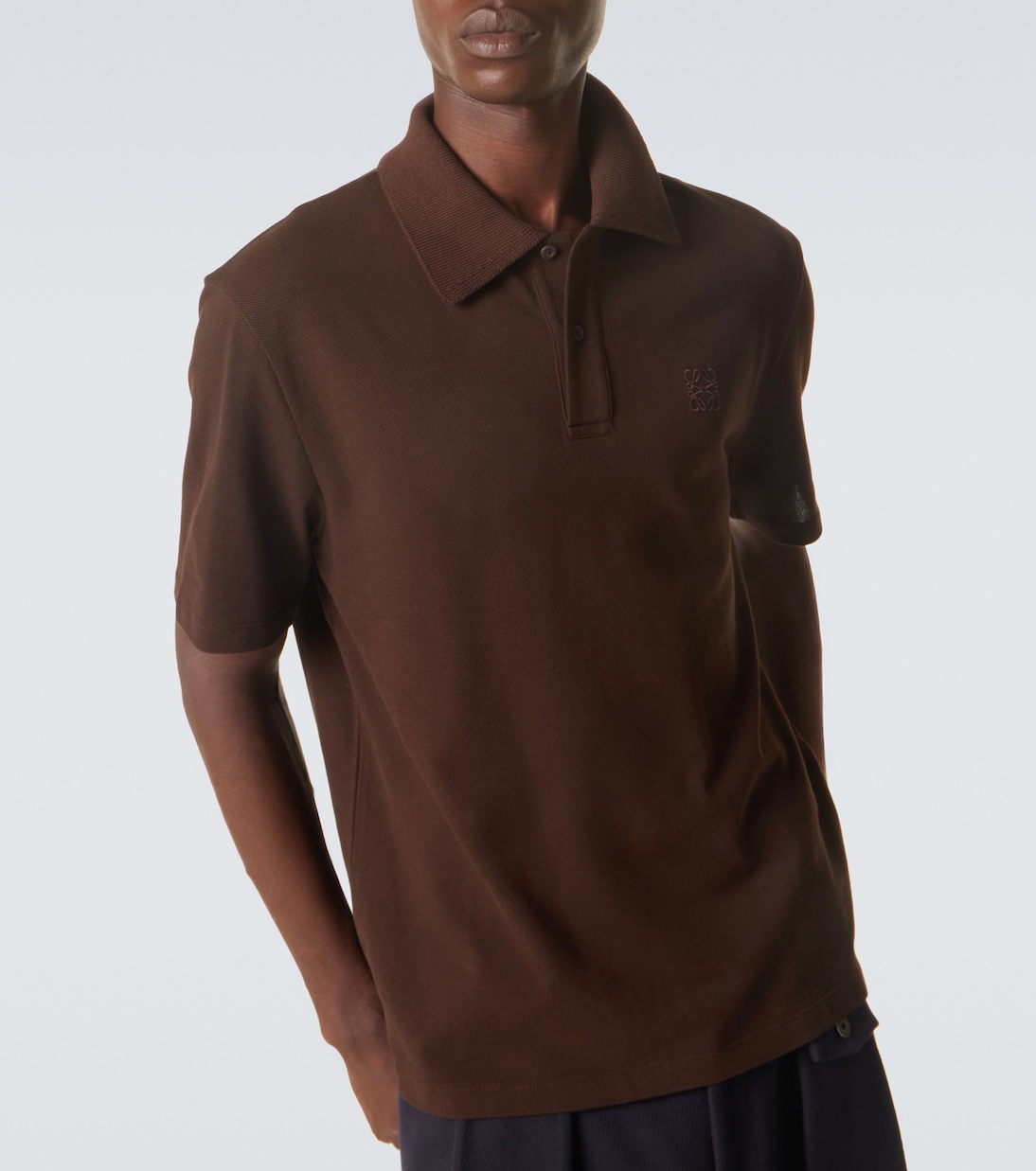 Anagram cotton piqué polo shirt | Loewe
