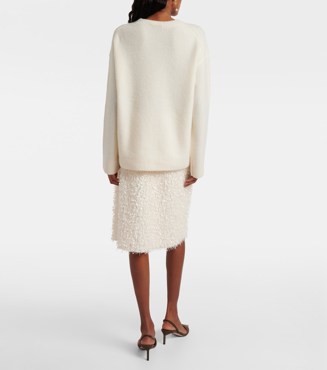 Fringed midi skirt | Vince