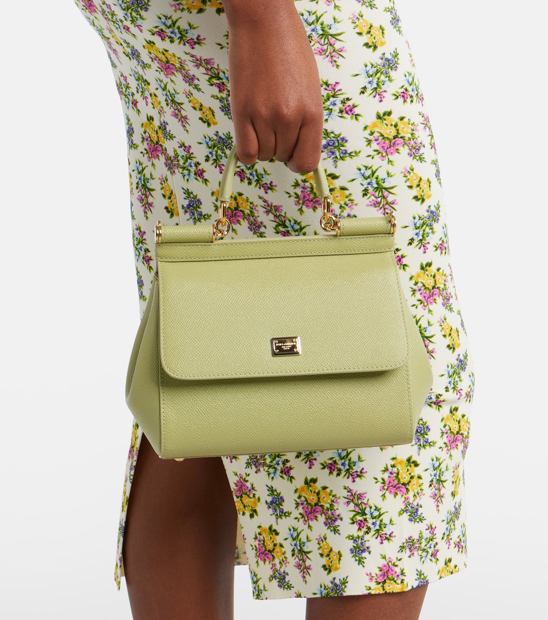 Sicily Small leather top-handle bag | Dolce&Gabbana