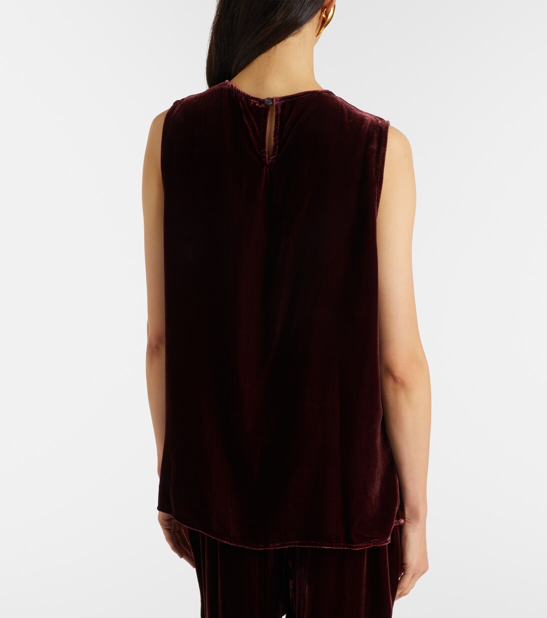 Trento velvet tank top | Asceno