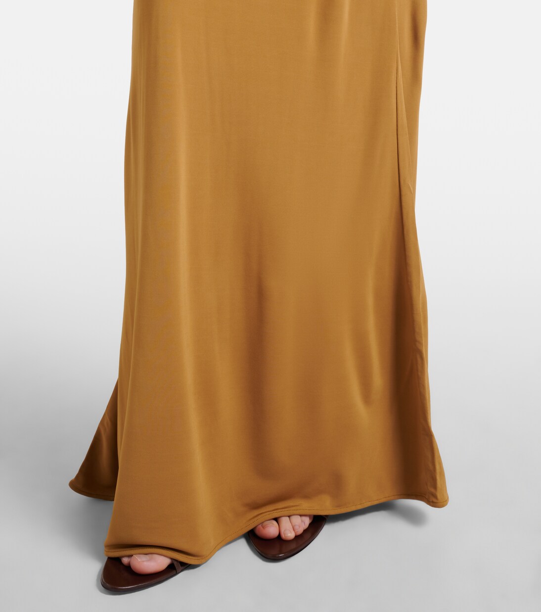 Vestido de fiesta Sèpienne de encaje y ante | Christopher Esber