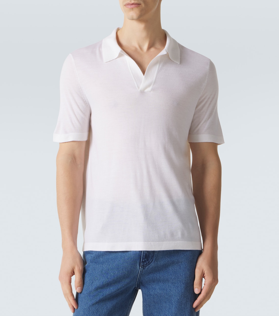 Polohemd aus Kaschmir und Seide | Gabriela Hearst