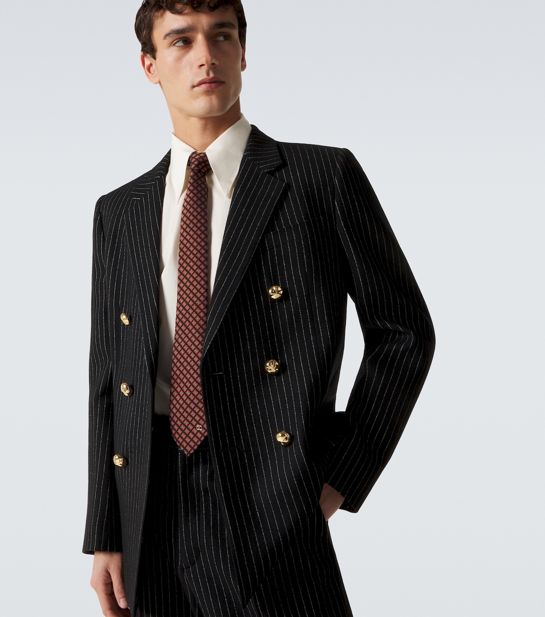 VLogo silk jacquard tie | Valentino Garavani