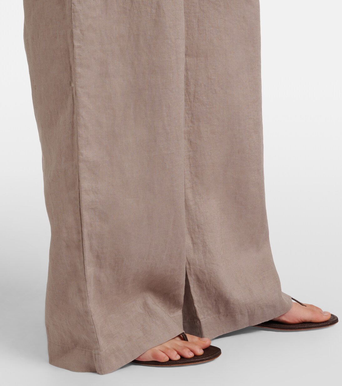 Zakynthos linen wide-leg pants | Heidi Klein