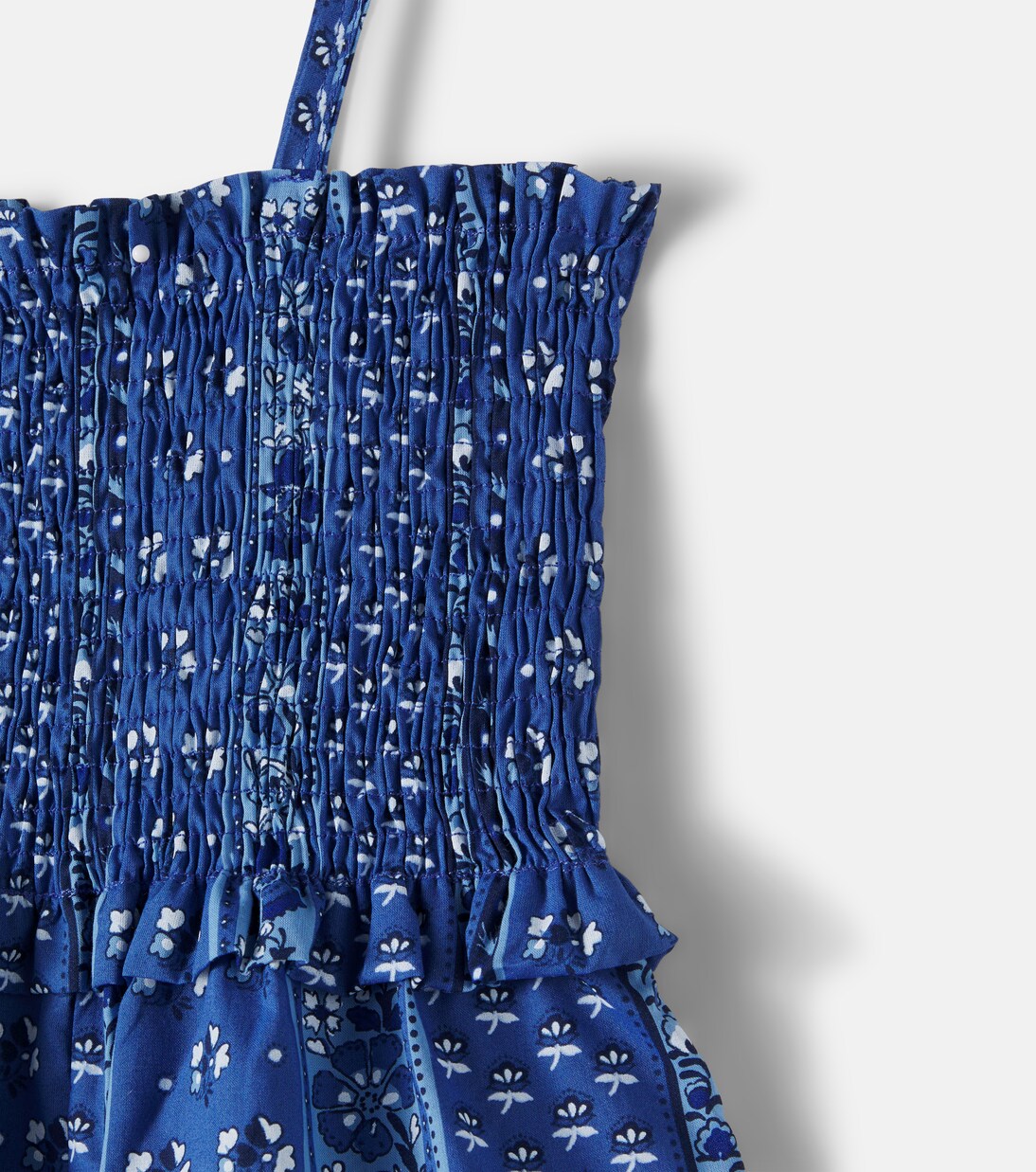 Combishort Mare en coton à smocks  | The New Society