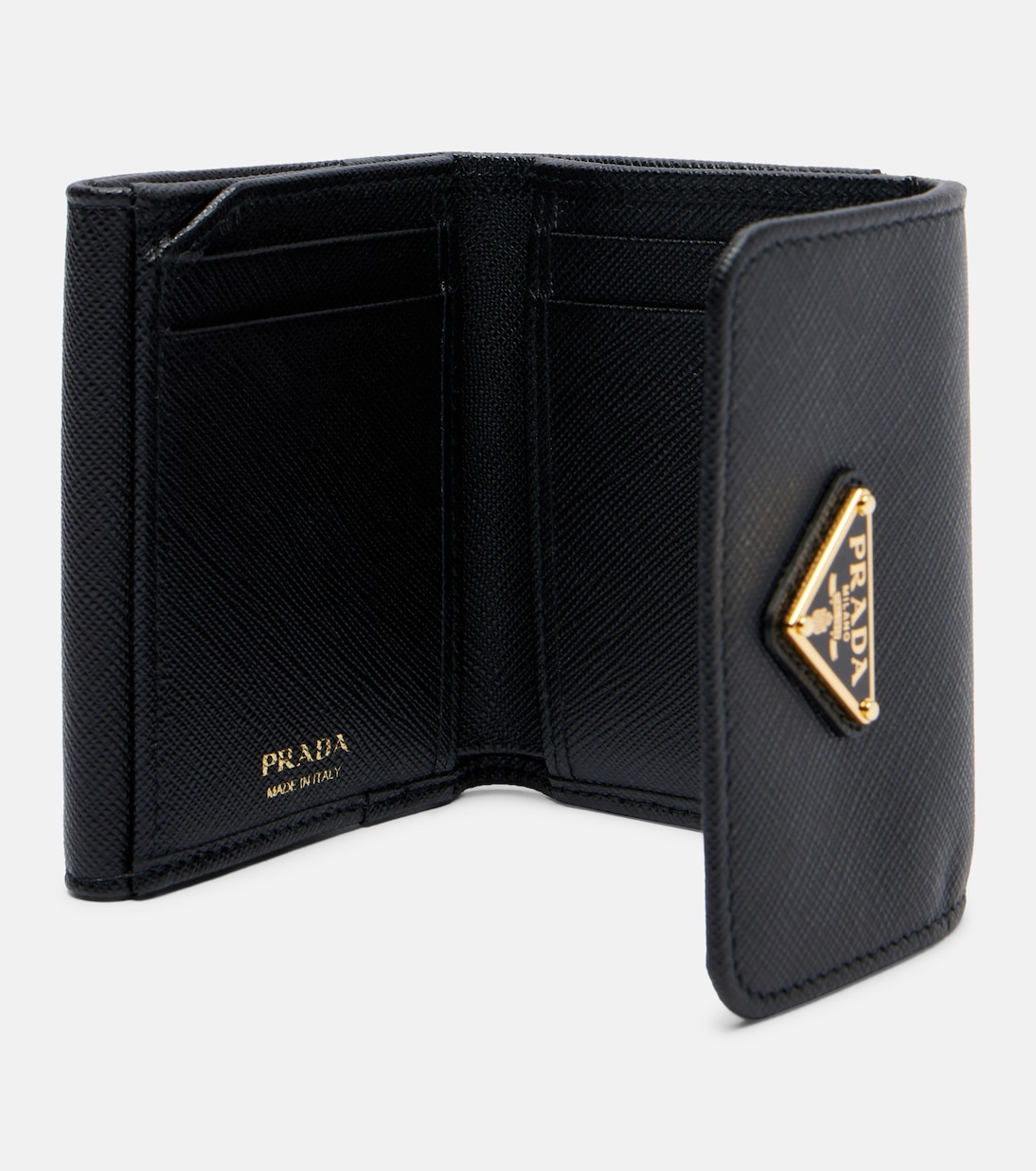 Saffiano Small leather wallet | Prada