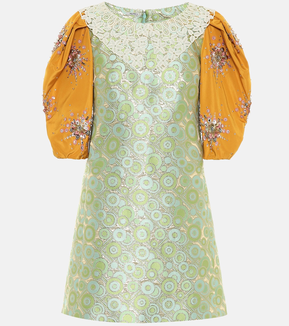 Miniabito in broccato | Miu Miu