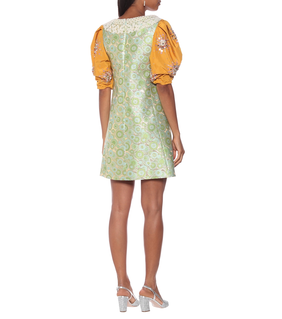 Miniabito in broccato | Miu Miu