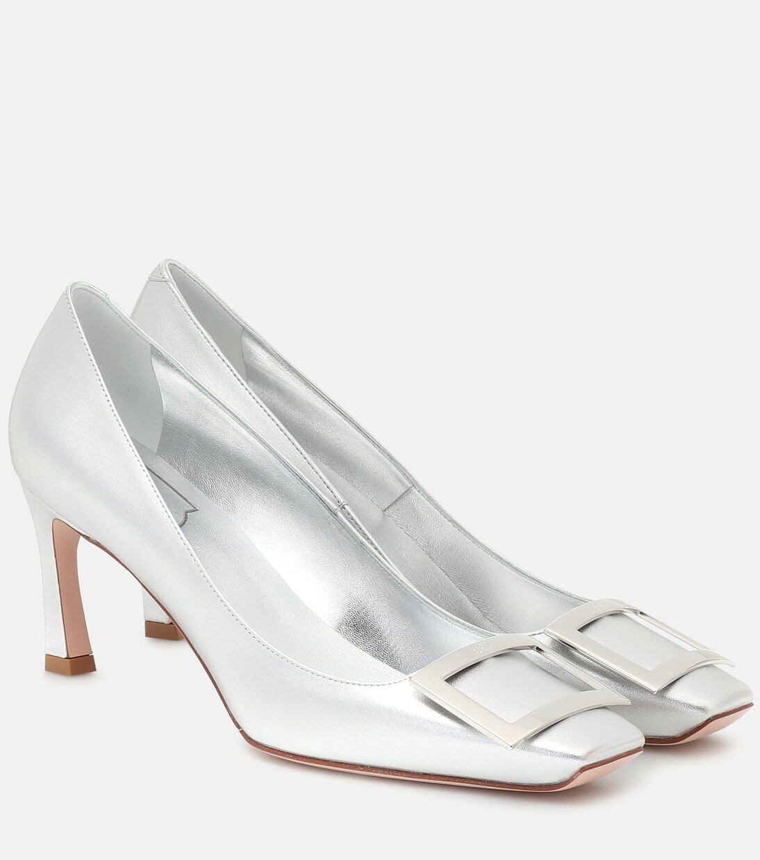 Escarpins Belle Vivier Trompette en cuir métallisé | Roger Vivier