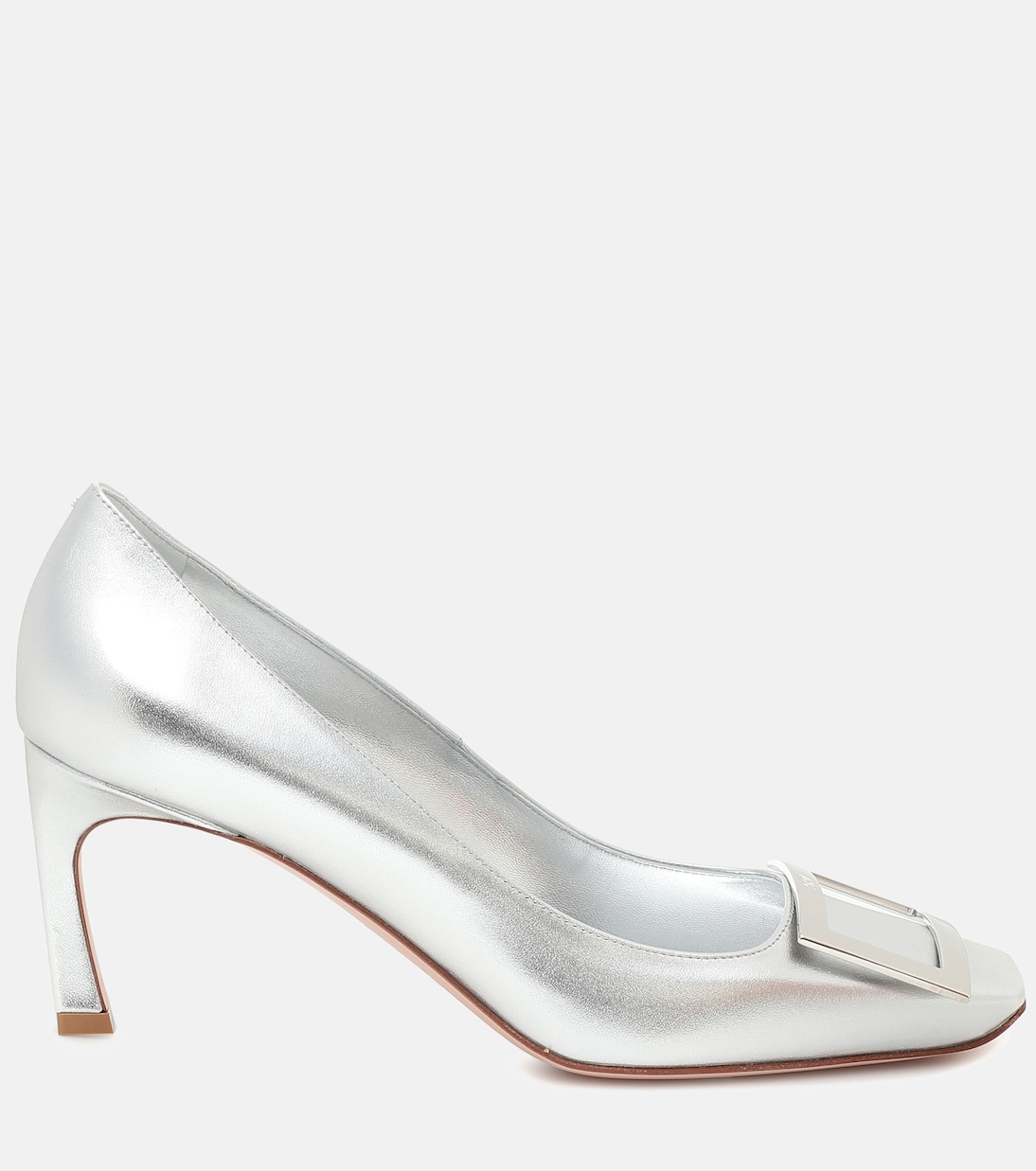 Escarpins Belle Vivier Trompette en cuir métallisé | Roger Vivier