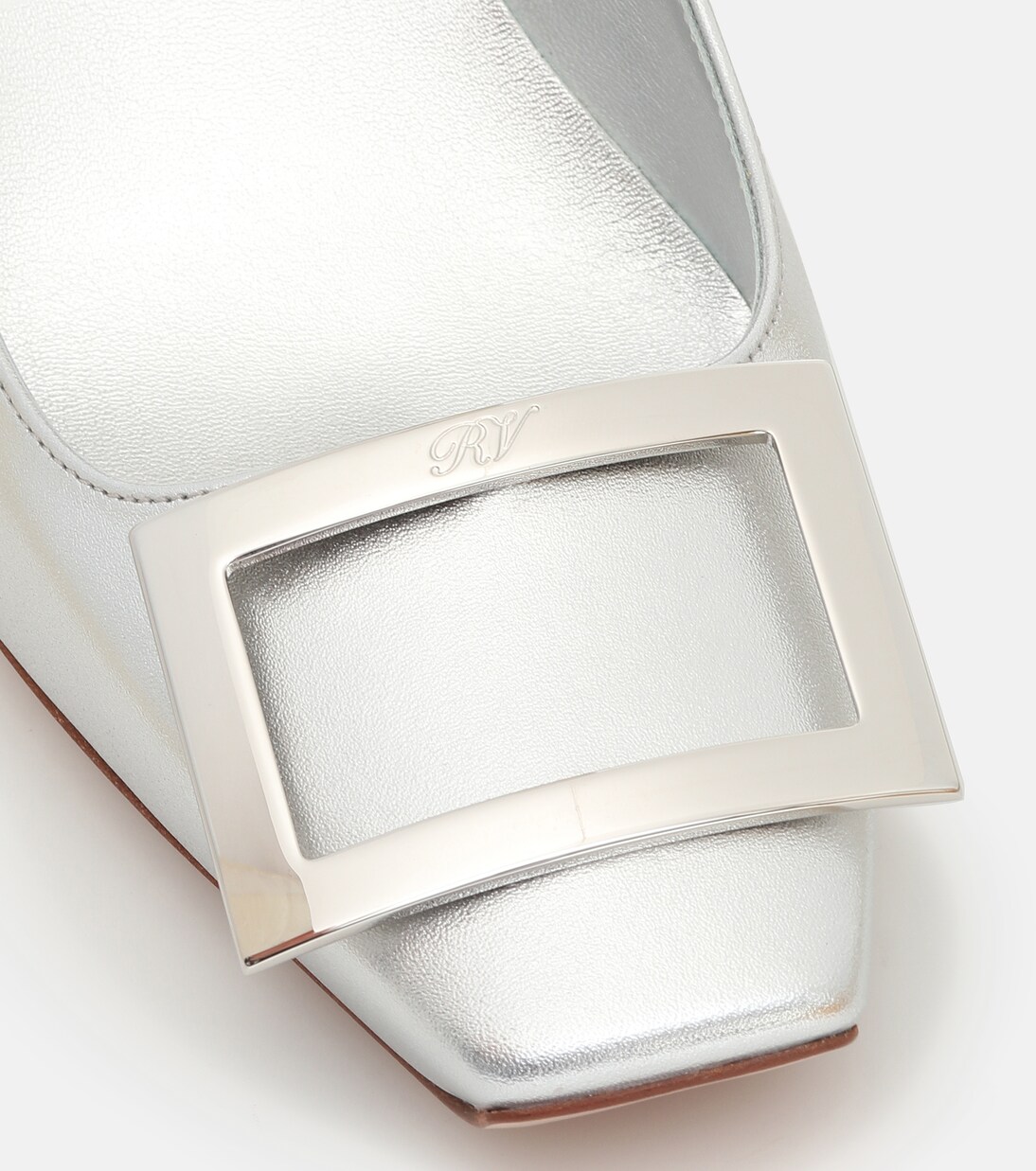Escarpins Belle Vivier Trompette en cuir métallisé | Roger Vivier