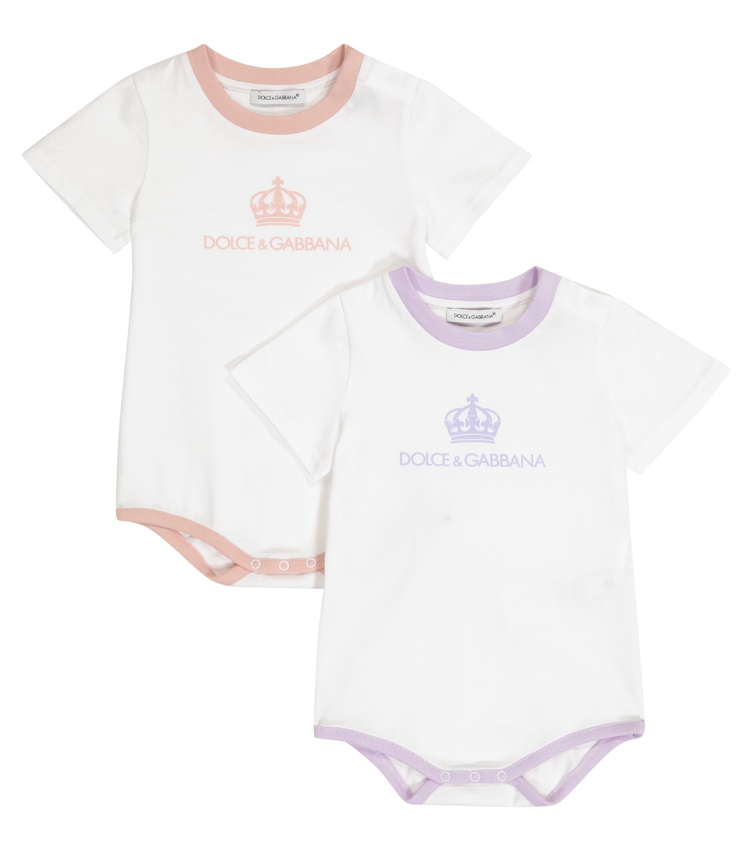 Bebé – set de 2 monos de algodón | Dolce&Gabbana Kids